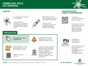 Cómo prevenir la Fiebre del Nilo evitando la picadura de mosquitos