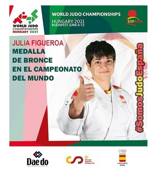 La judoca cordobesa Julia Figueroa se asegura los Juegos de Tokio 2020