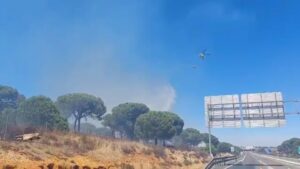 Extinguidos los incendios declarados en Aljaraque y Ayamonte