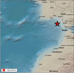 Registrado un terremoto con epicentro en el Golfo de Cádiz sin causar daños