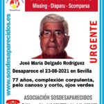 Buscan a un varón de 77 años desaparecido desde el lunes en Sevilla