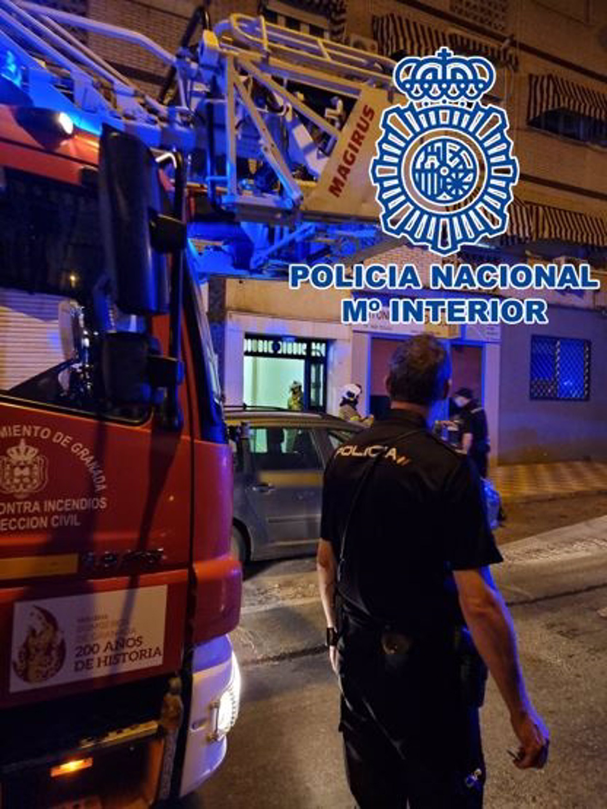 Detenido un presunto maltratador tras provocar un escape de gas en Granada