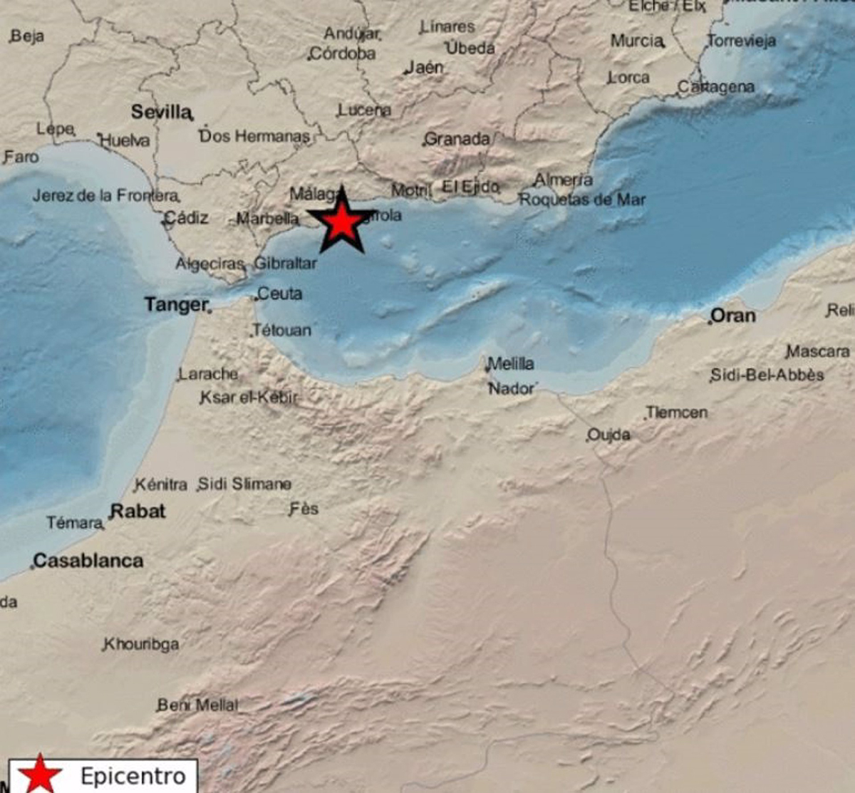 Torremolinos registra un terremoto de 3,1 que no deja daños