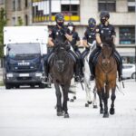 Evoluciona favorablemente el policía herido al caer de su caballo