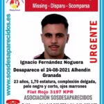 Buscan a un joven de Alhendín desaparecido desde el pasado 24 de agosto