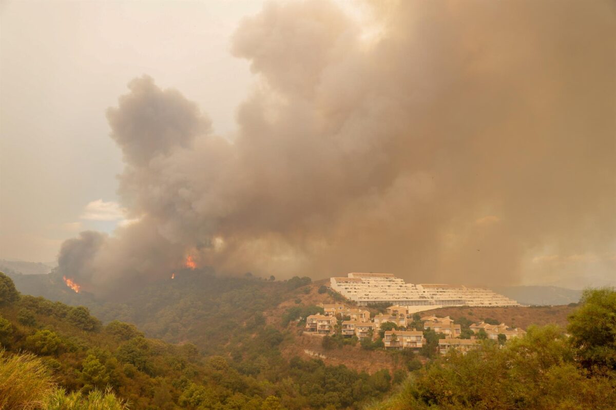 La UME acudirá a las tareas de extinción en el incendio de Sierra Bermeja