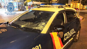 Cuatro presuntos ultras detenidos por los incidentes en el estadio Chapín de Jerez