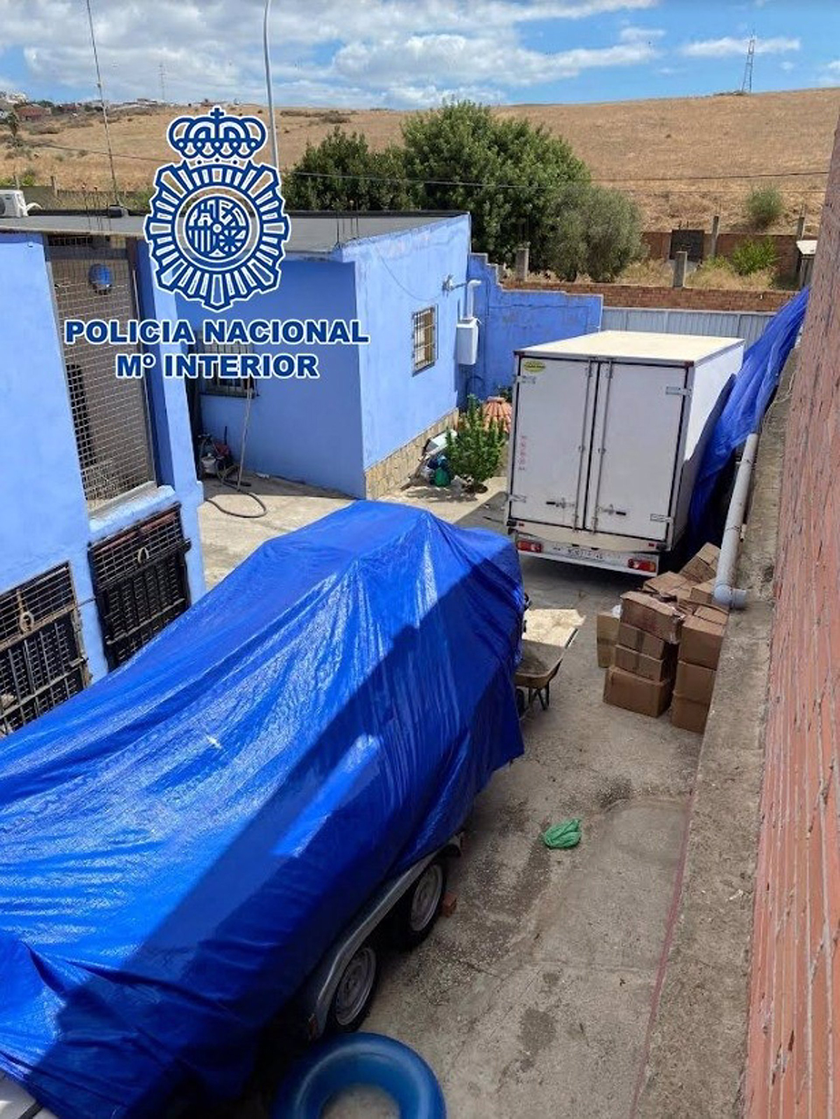 Intervienen 8 toneladas de hachís en una vivienda de Algeciras