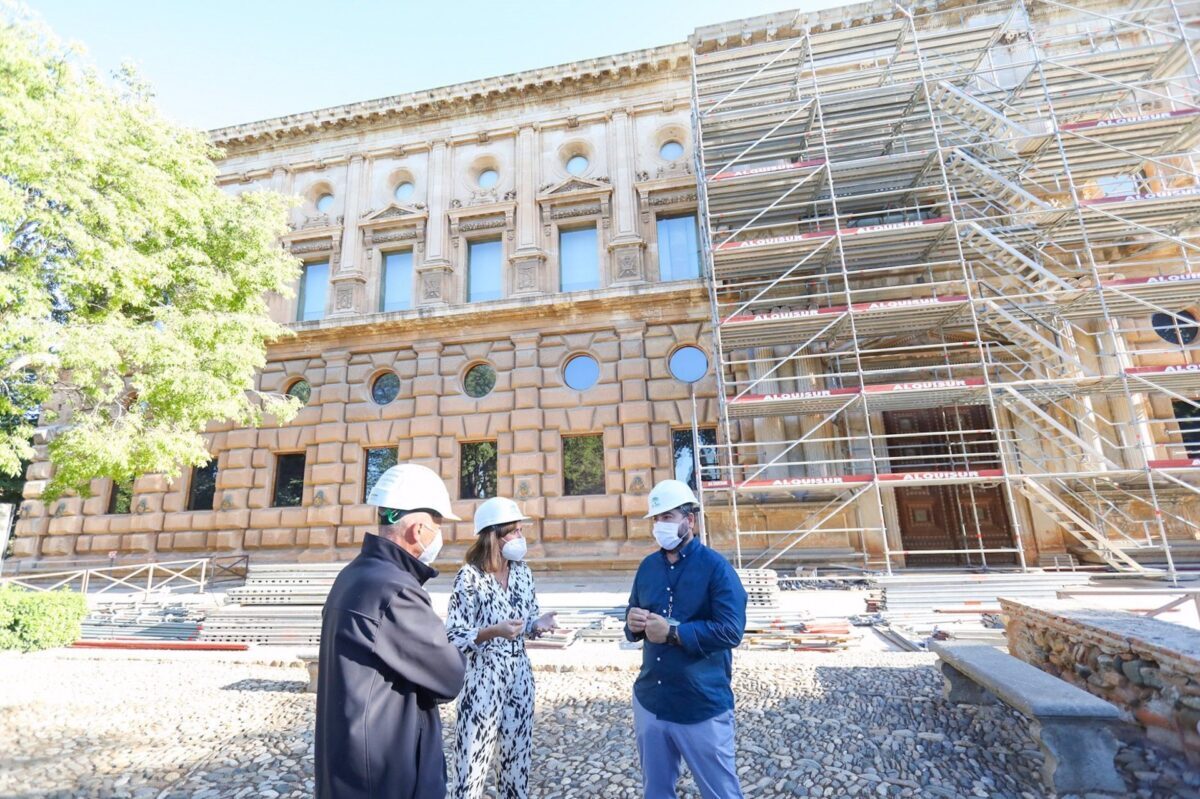 Comienza la restauración del Palacio Carlos V en la Alhambra