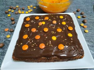 Receta otoñal: brownie cheesecake de calabaza