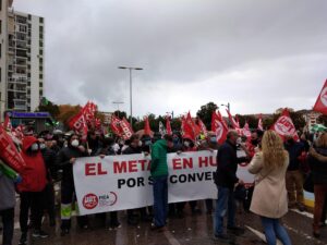 Algeciras muestra su apoyo a los trabajadores del metal