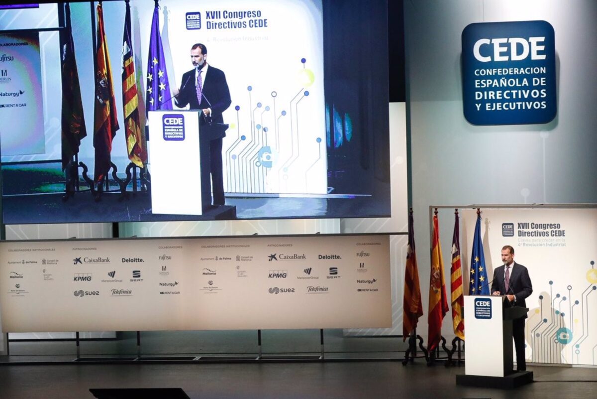 El Rey Felipe VI clausura en Córdoba el XX Congreso de Directivos CEDE