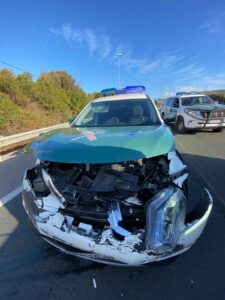 Accidente sin heridos en los piquetes de la huelga del metal en Cádiz