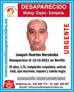 Investigan la desaparición de un varón de 55 años en Sevilla