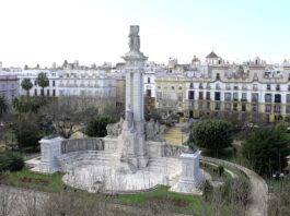 Las obras de peatonización de la Plaza de España en Cádiz comienzan en diciembre