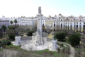 Las obras de peatonización de la Plaza de España en Cádiz comienzan en diciembre