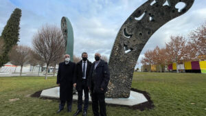 Jaén recupera una escultura de Juan Moral abandonada en una nave industrial