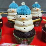 Receta: ¡haz unos cupcakes con forma de muñeco de nieve!