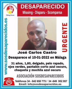 Buscan a un joven desaparecido en Málaga desde el martes