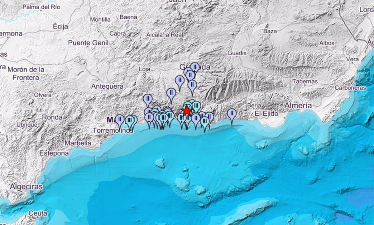 Registran un terremoto de 3,5 grados en Lentegí sin causar daños