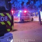 Un incendio en un bloque del barrio sevillano Amate deja cinco heridos