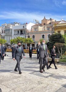 El Rey Felipe VI visita Sanlúcar de Barrameda en una calurosa bienvenida