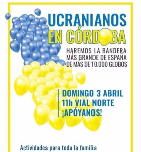 Más de 10.000 globos formarán una bandera gigante de Ucrania en señal de solidaridad