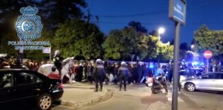 Policía Nacional evita nuevos enfrentamientos entre ultras de Sevilla
