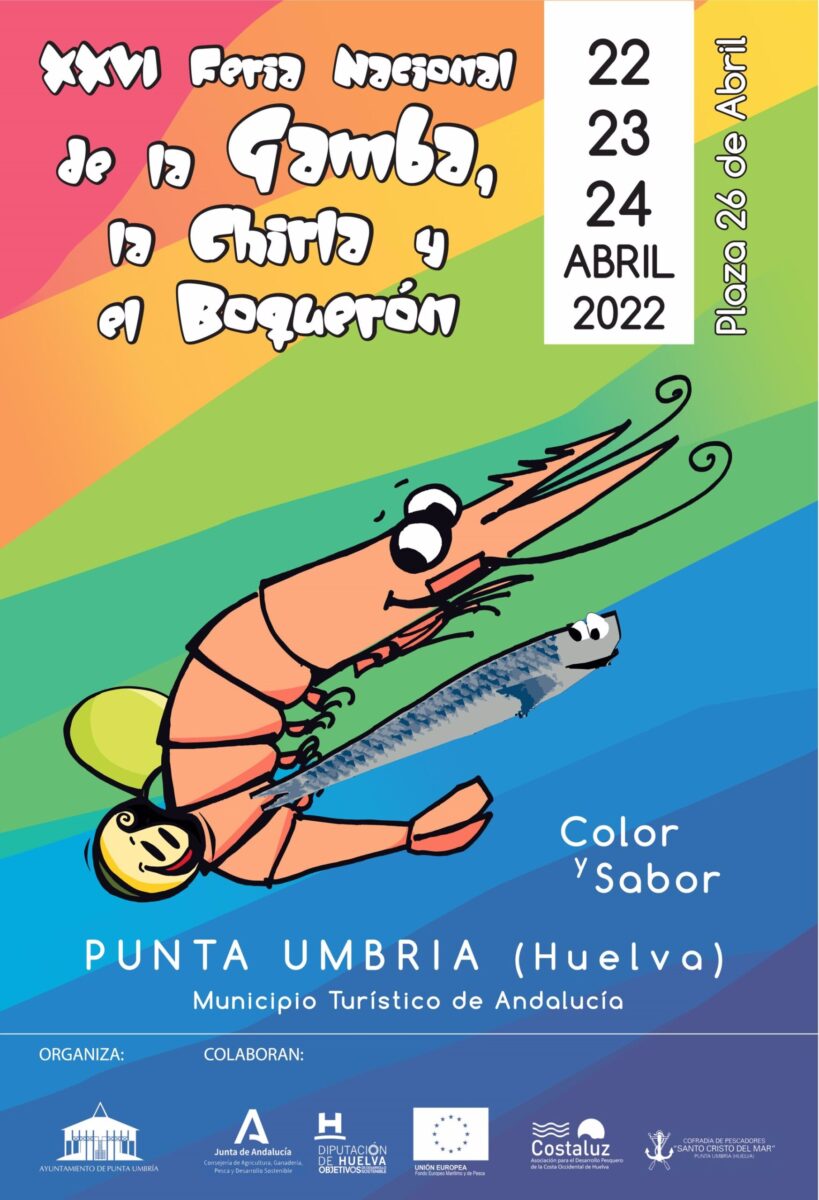 Ya tiene cartel la Feria de la Gamba, la Chirla y el Boquerón de Punta Umbría