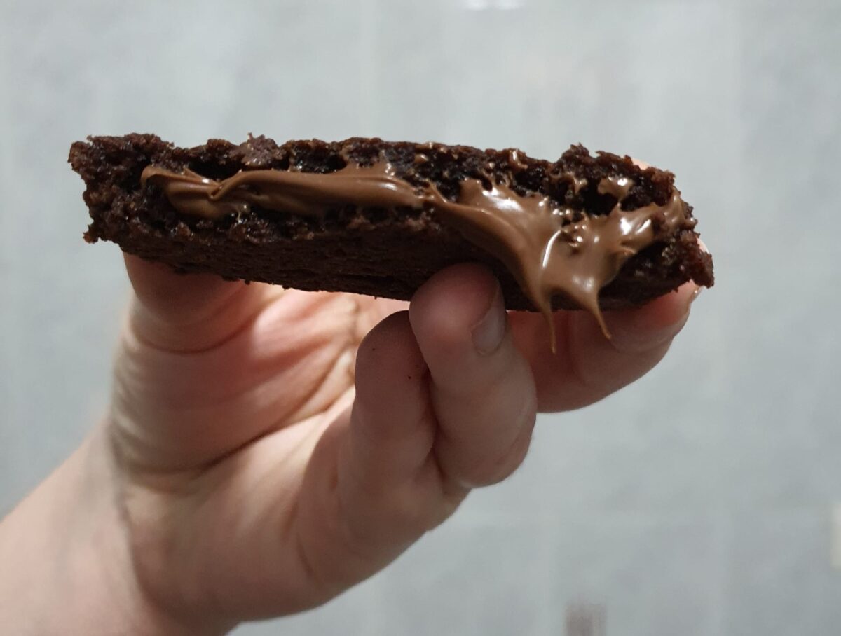 Receta: cookies de chocolate rellenas de Nutella