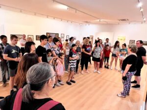 El Museo de Jaén acoge un taller intercultural con familias refugiadas