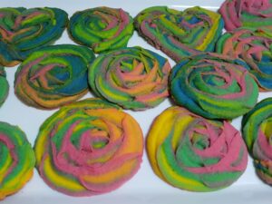 Receta: prepara unas ricas galletas danesas rainbow