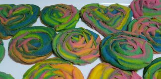 Receta: prepara unas ricas galletas danesas rainbow