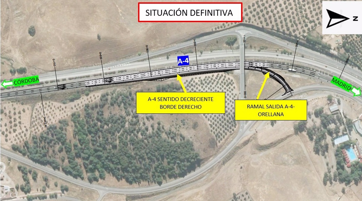 Formalizan la modificación del enlace del km 265 de la A4, en La Carolina